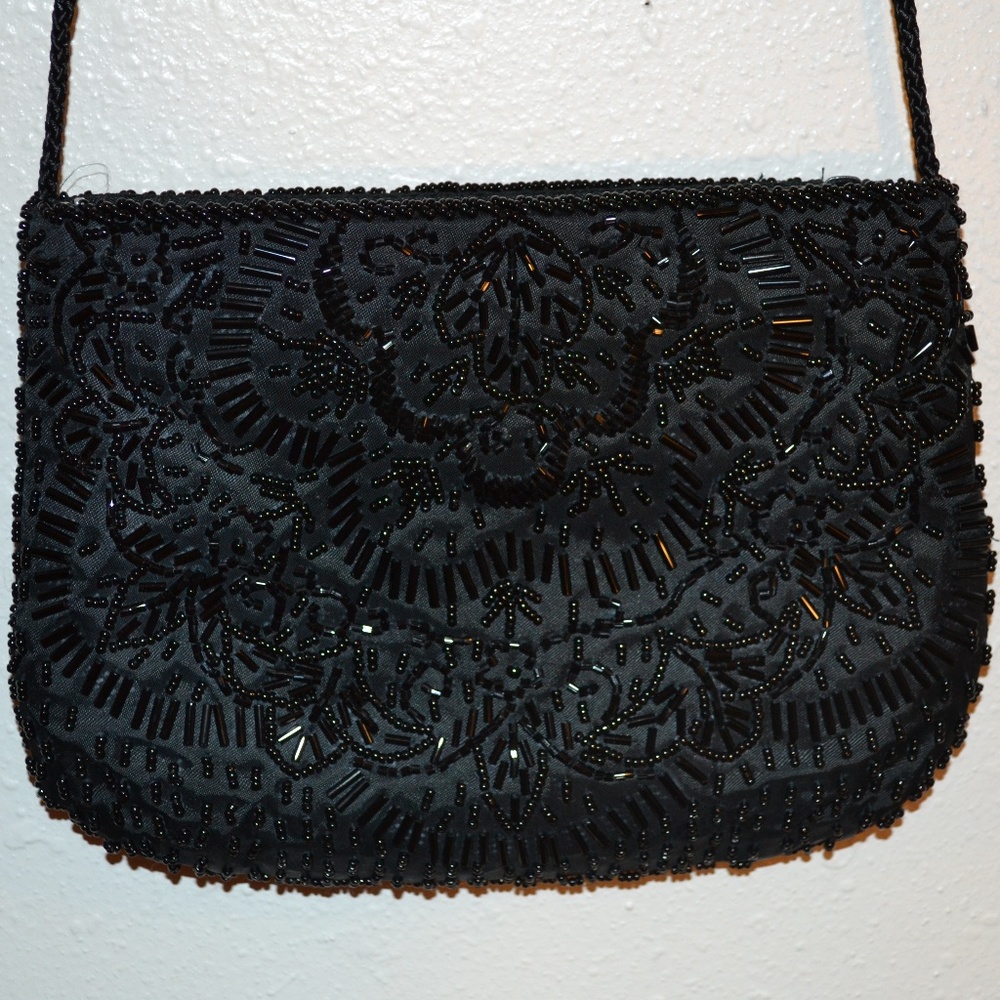 VINTAGE BEADED CROSSBODY, MERVYNS